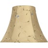 Aspen Creative 58051A, Bell Uno Lamp Shade, Gold, 7" Top