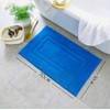 TEXTILESY 2 Piece 100% Cotton Bath Mats Luxury Terry Towelling