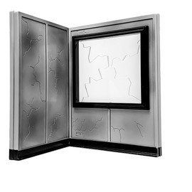 Figures Toy Company Breakable Window and Wall Playset for WWE  & AEW Wrestling Action Figures