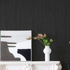Dviolet Wallpaper Black Grasscloth Wallpaper Textured Fabric Contact Paper Black