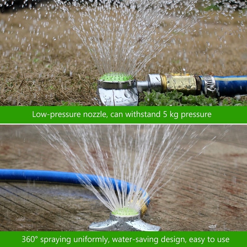 Honoson Sprinklers Circle Pattern Spot Sprinkler Lawn Garden Rotating Water
