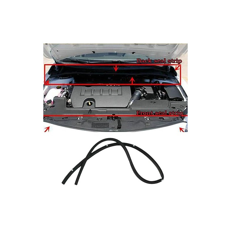 Car Back-Engine Hood Sealing Strip Rubber Weatherstrip for Toyota Corolla