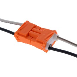 703098 Ideal 30-352j 14 Awg to 12 Awg Luminaire Disconnect Luminaire Disconnect, 2-wire, 6 Amp/600v Max, Conductor Range: 14 - 12 Awg Stranded Tin Bonded, Color: Orange. For Use with Copper Conductors with 1-ballast Fixtures. Package of 150.