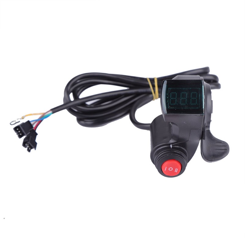 Thumb Accelerator with LCD Digital Battery Voltage Display 3 Speed