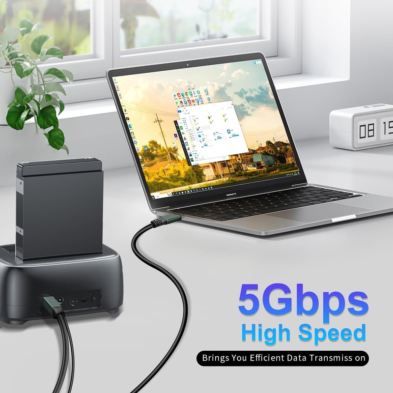 Kumiho USB C to USB B 3.0 Cable 30ft, High