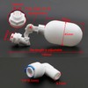 Pxyelec 2pcs Water Filter Float Ball Valve with 1/4" Quick