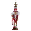 Kurt Adler Hollywood Tree Hat Nutcracker, 15-Inch, Red and Green