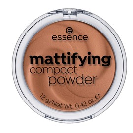 essence Mattifying compact powder, powder, no. 43 toffee, nude, for combination skin, for dry skin, for blemished skin, vegan, nanoparticles free, complies with our Clean Beauty standard (12 g)