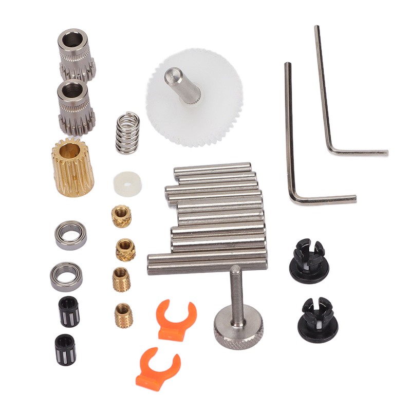 Double Pulley Extruder Kit Double Concave Gear Design Stable Feed