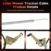 ATRACYPART 06900416 Mowers Throttle Cable Compatible with Ariens Zoom 34