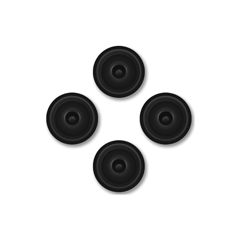 4-Pack EZ-Lube Axle Grease Plugs - Trailer Hub Cap Rubber