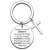 JMIMO God Grant Me The Serenity Prayer Sobriety Quote Keyring