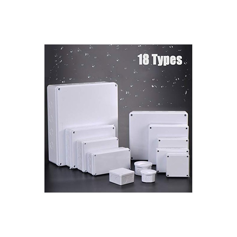Powertool IP55 Electrical Junction Box Weatherproof for Projects, Instruments, Opening