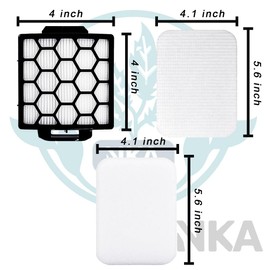 ZU60 ZU62 Vacuum Filter for shark navigator filter replacement ZU60 ZU62 NV150 NV151 NV251 NV255 Upright Vacuum, Replaces Part #1238FT60#1239FT60-2 HEPA + 4 Foam & Felt Filter Replacement Kit