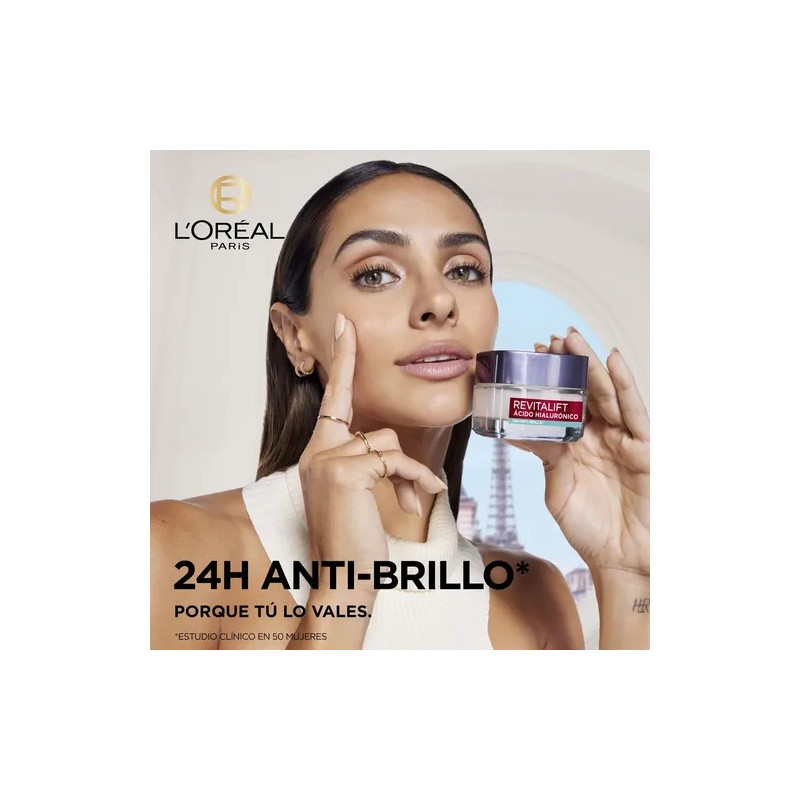 Gel Crema Hidratante Oréal Paris Revitalift Ácido Hialurónico