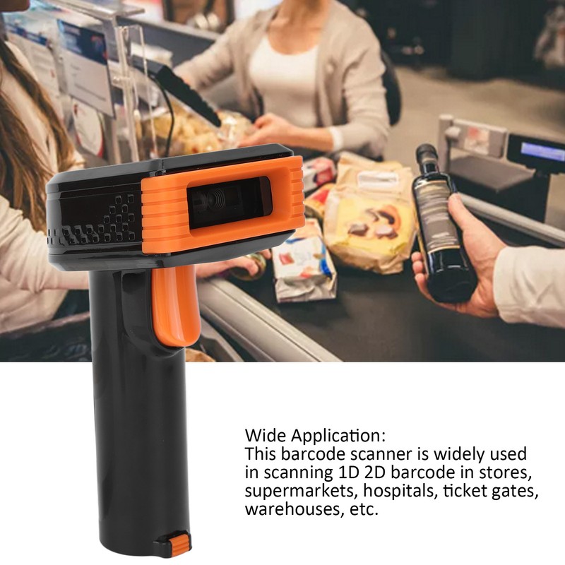 Wired Barcode Scanner Plug and Play USB Port Support 1D