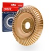 HERZO Wood Carving Wheel Grinder Wheel 5 Inch Wood Shaping