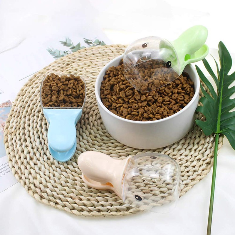Merkts 2-in-1 Creative Duck Head Shaped Grain Shovel&Food Clip,for Sweet