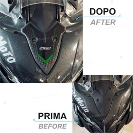 BLACK DOVES GRAPHICS 3D Resin Sticker Compatible with Kawasaki Versys 1000 2019 2022 Motorcycle (Front Protection)