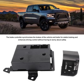 Uxsiya Trailer Brake Controller, ABS Metal Brake Controller High Precision Programming, Car Brake System Upgrade for Smooth Stopping