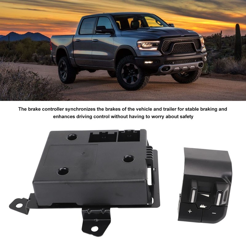 Uxsiya Trailer Brake Controller, ABS Metal Brake Controller High Precision