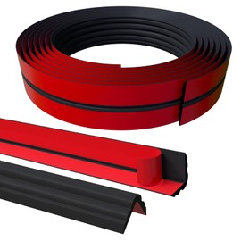 Pluden Flexible Inside & Outside Corner Trim Moulding, 1.6in x 20ft Peel and Stick Wall Molding Trim, Wall Corner Protector, Self Adhesive Corner Guards & Caulk Strip for Wall Edge Corner