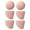 Vaguelly 6pcs Dual Use Fan Shaped Powder Puff Makeup Tools