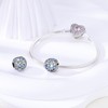 Parmuz 925 Sterling Silver Charms for Bracelet Love Star Moon