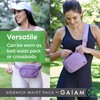 Gaiam Sidekick Waist Pack - Storage Belt Bag for Women