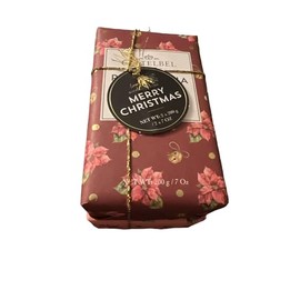 Castelbel Poinsettia Berries Double Soap Bar Set 2 x 7 Oz