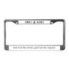CafePress Freemason License Plate Frame Chrome License Plate Frame, License