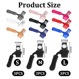 18 Pieces Zip Repair Kit Zip Zip Replacement Zip Zipper for Zip Repair Replacement Zipper for Zip Repair