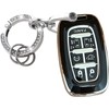 WENHENI for Chrysler Key Fob Cover with Keychain Fit for Chrysler Pacifica 2017-2024 Touring Pinnacle Limited 7 Button Smart Key Shell (Silver-Black)