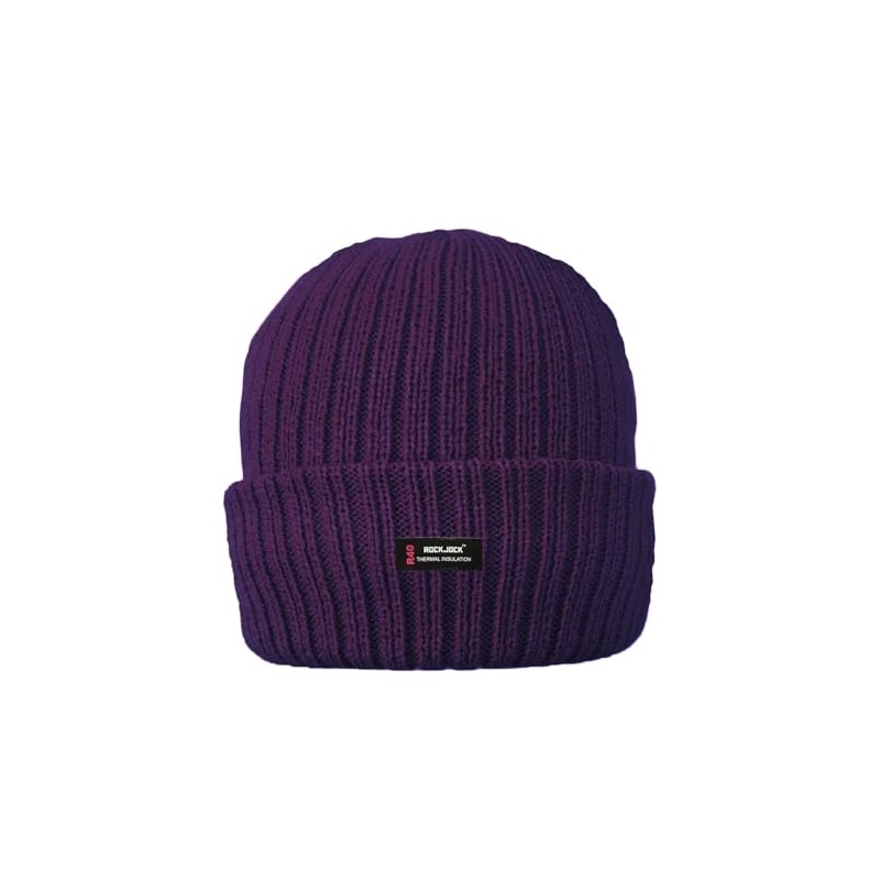 RockJock Ladies Womens Warm Winter Lined Beanie Hat with R40