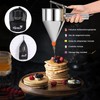 eGenuss 1 Stainless Steel Baking Funnel Pancake Dough Dispenser +