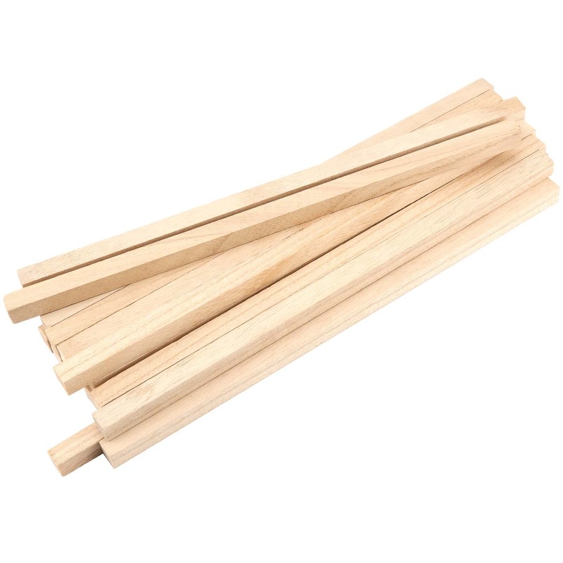 JAPCHET 100 Pack 12 x 1/2 x 1/2 Inch Square