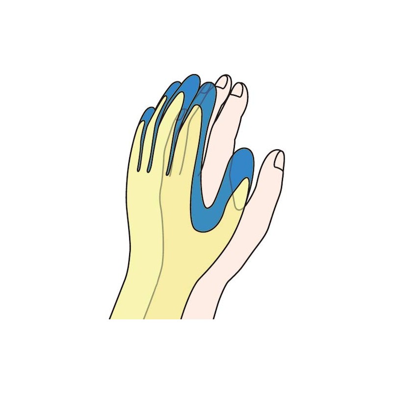 Showa Kevlar Grip Gloves KV1 size 8