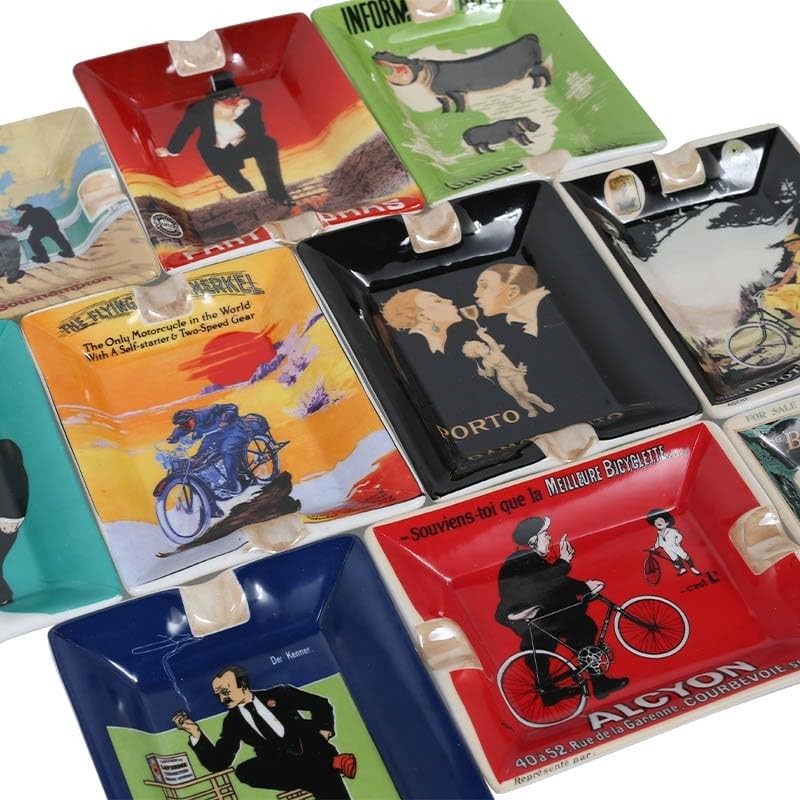 Dulton Ashtray Art Ashtray, white