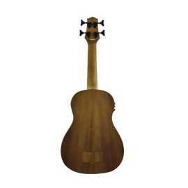 CNZ Audio Acoustic Electric Bass Ukulele with Tuner & EQ, Mahogany Body