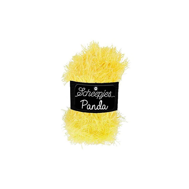 Scheepjes Panda 1x50g - 586 Yellow Polyester Yarn