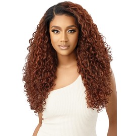 Outre 360 Frontal Lace Wig 13"x6" Hand Tied Lace Frontal TASIRA (DR Ginger Brown)
