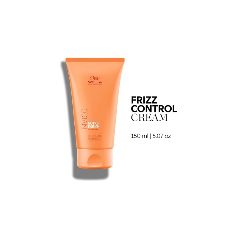 Wella Professionals Invigo Nutri-Enrich Frizz Control Cream, Deeply Nourishing, For