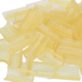 Hair Extensions Keratin Granules,Hair Extensions Shrinky Clear Tubes by The Hair Shop Keratin Glue Lined Plastic for I Tip Strong Clear Tube Bond for Human Hair Extensions