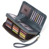 GAEKEAO Leather Credit Card Holder Wallet for Women RFID Blocking