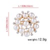 Elegant Pearl Brooch Pearl Crystal Lapel Pin Imitation Pearl Floral
