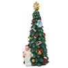 Christmas Tree Statue Durable Fadeless Resin Christmas Tree Figurine Exquisite