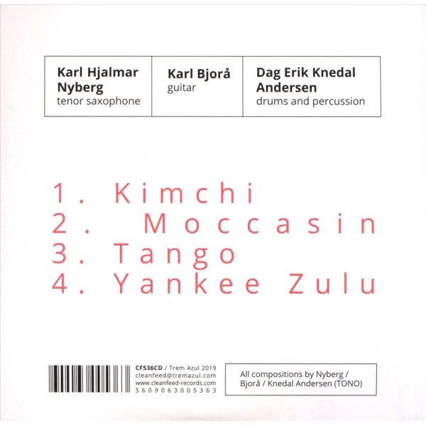 KIMCHI MOCCASIN TANGO YANKEE ZULU NEW CD