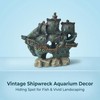 Fish Tank Decoration, Aquarium Shipwreck Decor