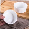 Zerodeko 6pcs Ceramic Dessert Bowls Set Heat Resistant Pudding Bowls