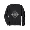 Compass rose windrose outdoor design for adventurers Sweatshirt